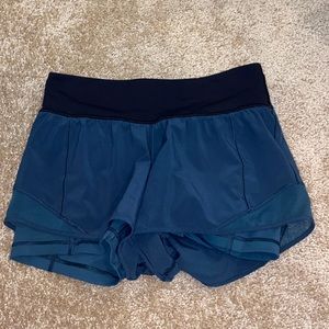 Lululemon Running short with built in spandex